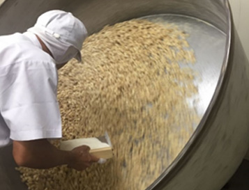 Many of the sweets are made by hand.